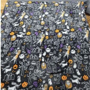 The Big One Disney Nightmare Before Christmas Jack Sally Plush Throw Blanket